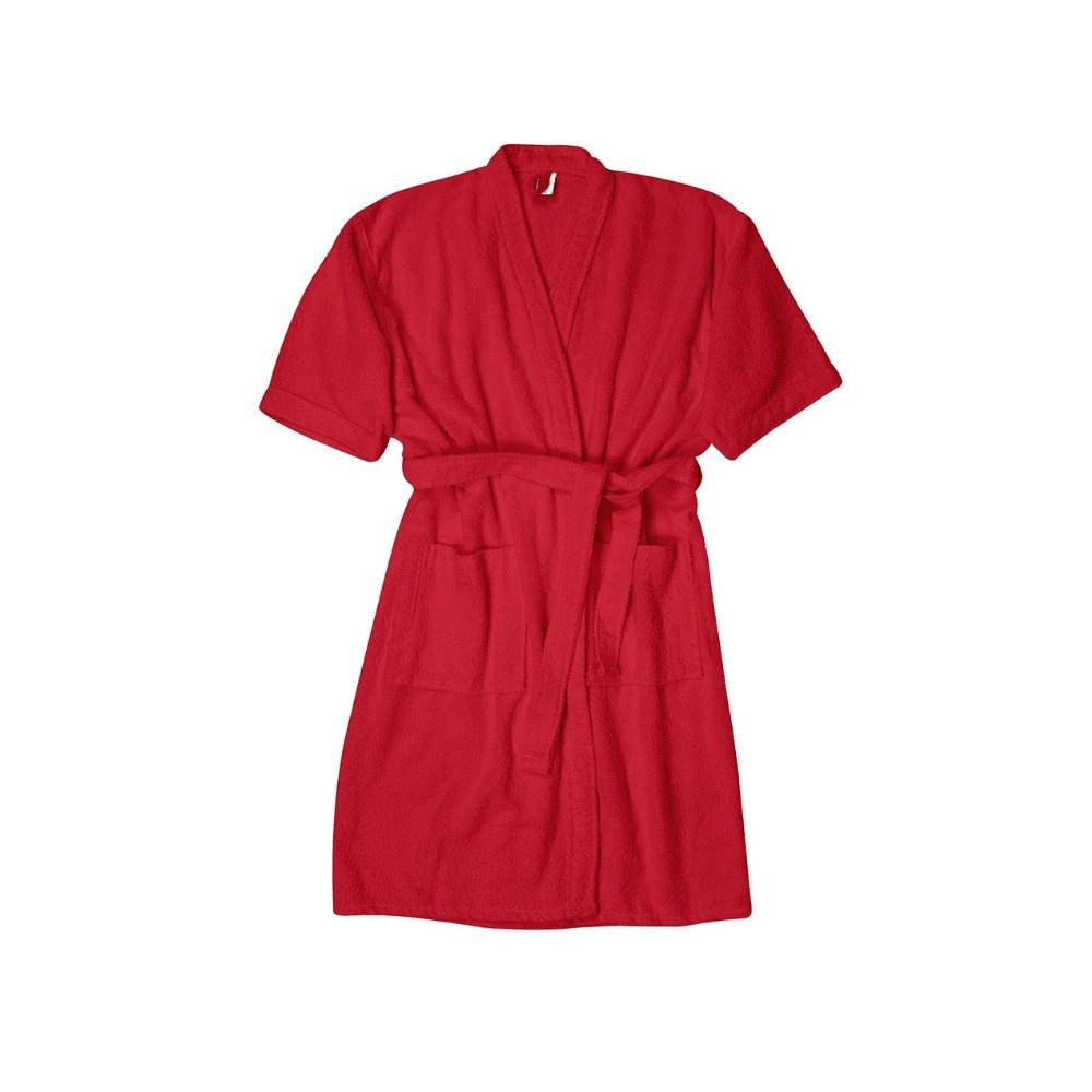 Roupão Felpudo Adulto Tamanho GG Sofisticata Vermelho Atlântica