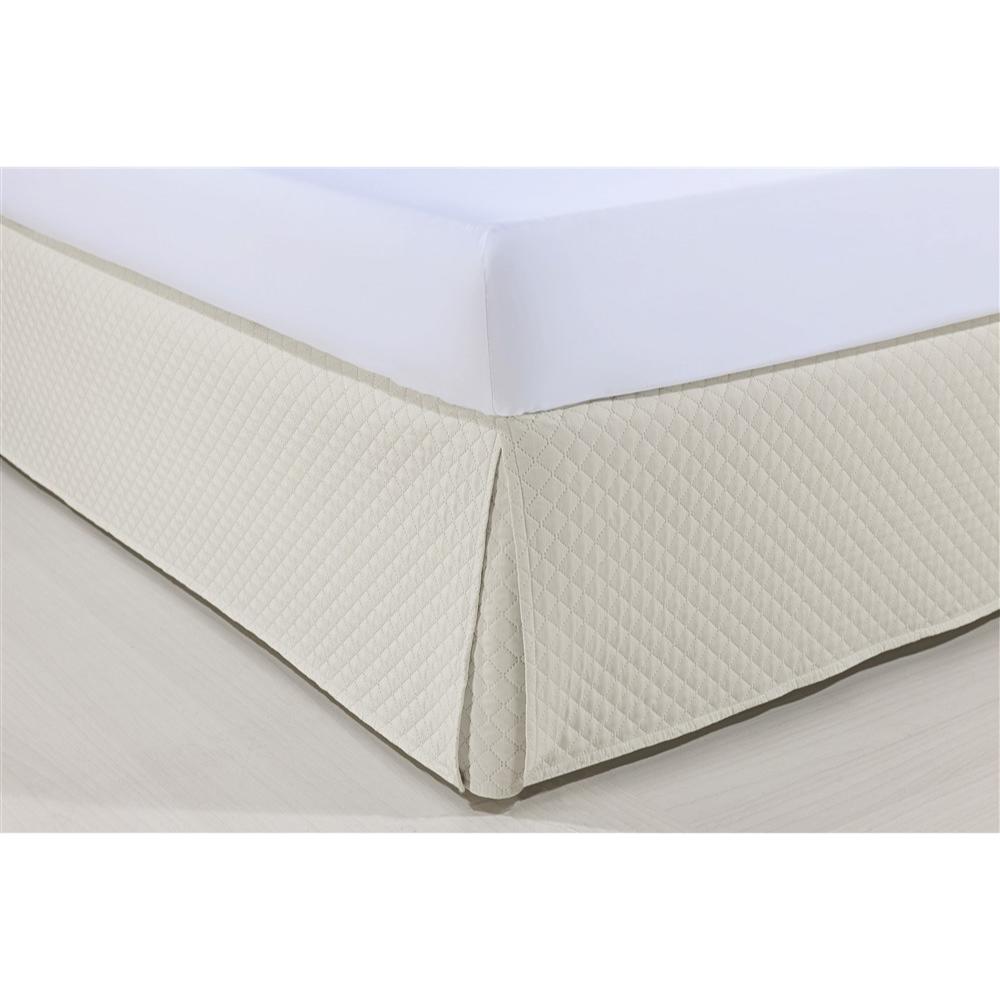 Saia Box Matelasse Atenas Solteiro Marfim Niazitex