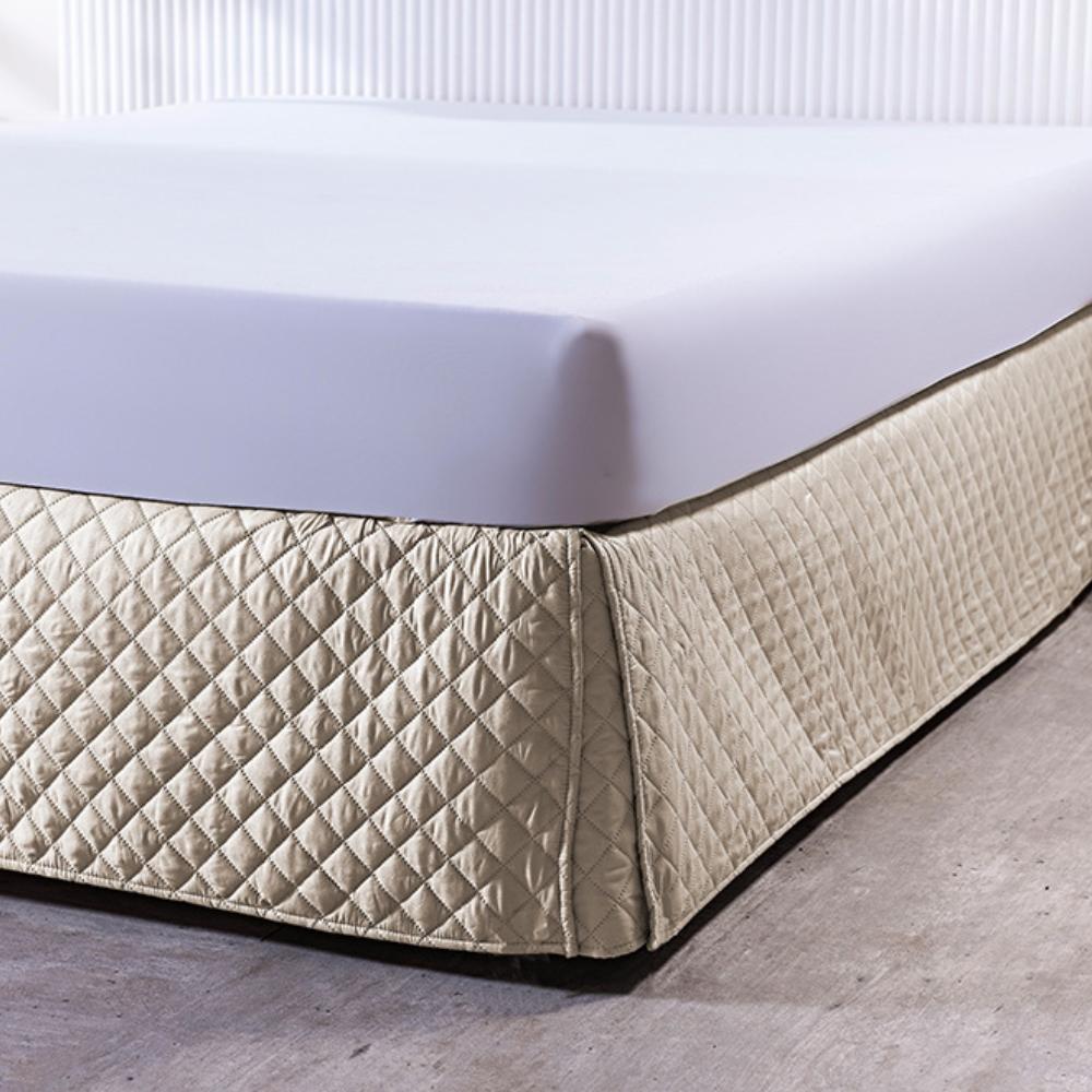 Saia Box Matelasse Atenas Solteiro Manteiga Niazitex