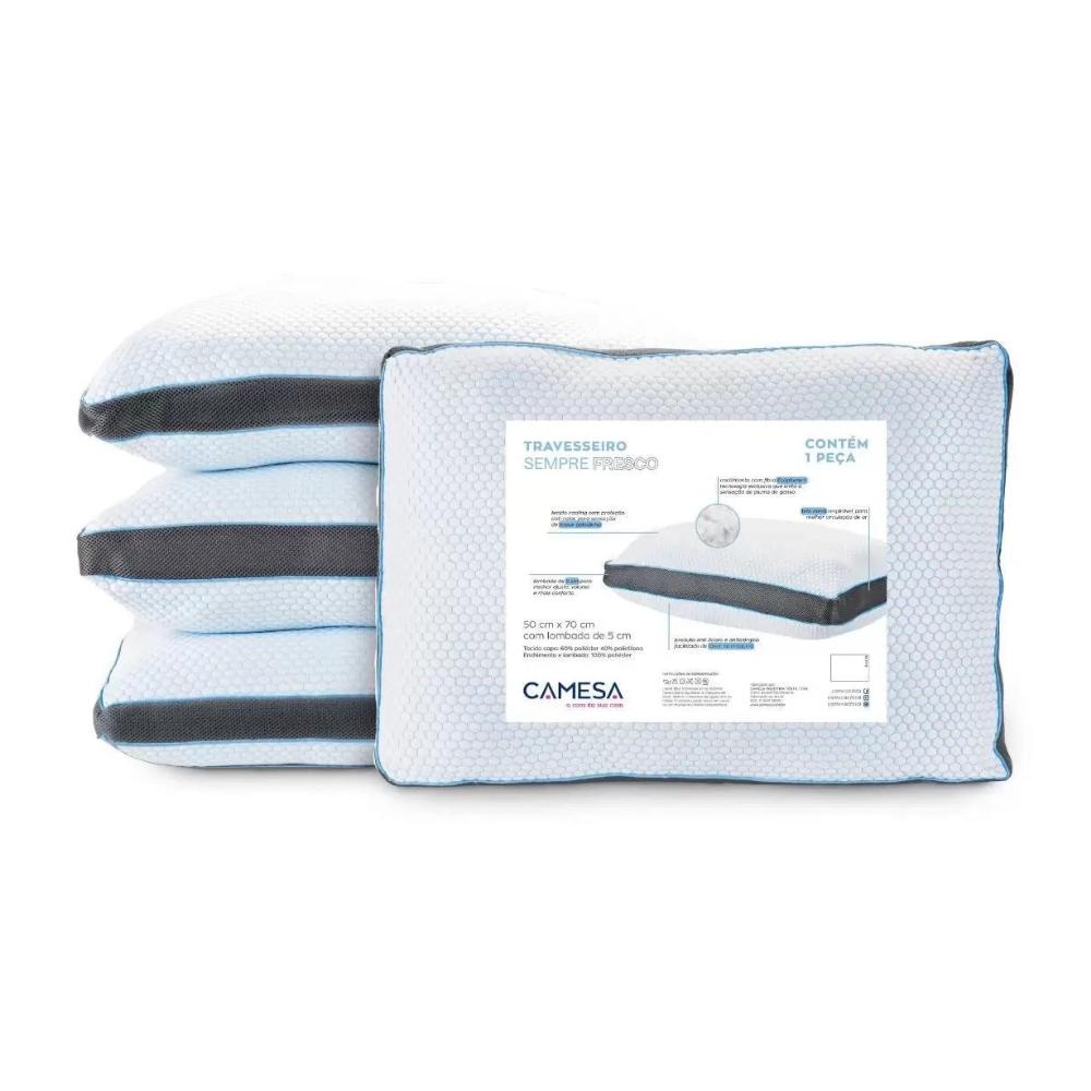 Travesseiro Sempre Fresco 50x70cm Camesa