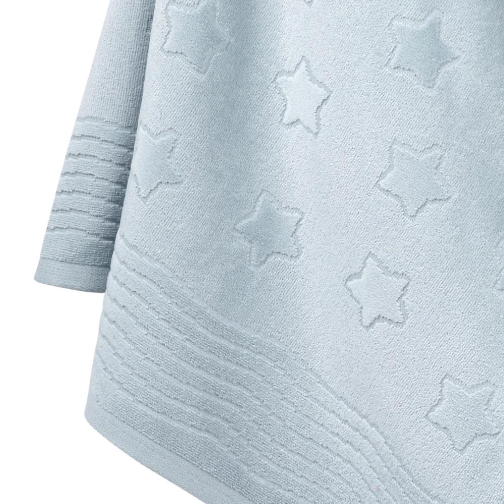 Toalha de Banho Infantil Aveludada Sky Azul Dohler