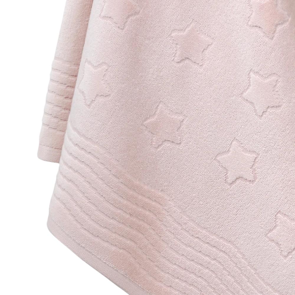 Toalha de Banho Infantil Aveludada Sky Rosa Dohler