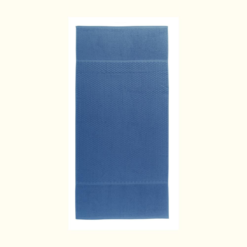 Toalha de Rosto Felpuda Tinto 100% Algodão Solare Azul Cor 1180 Teka