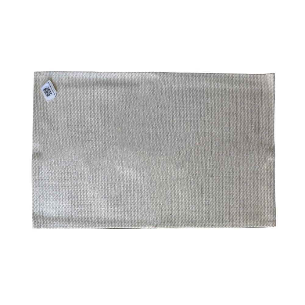 Tapete 45x65cm Algodão Antiderrapante Normi Cru Anatex