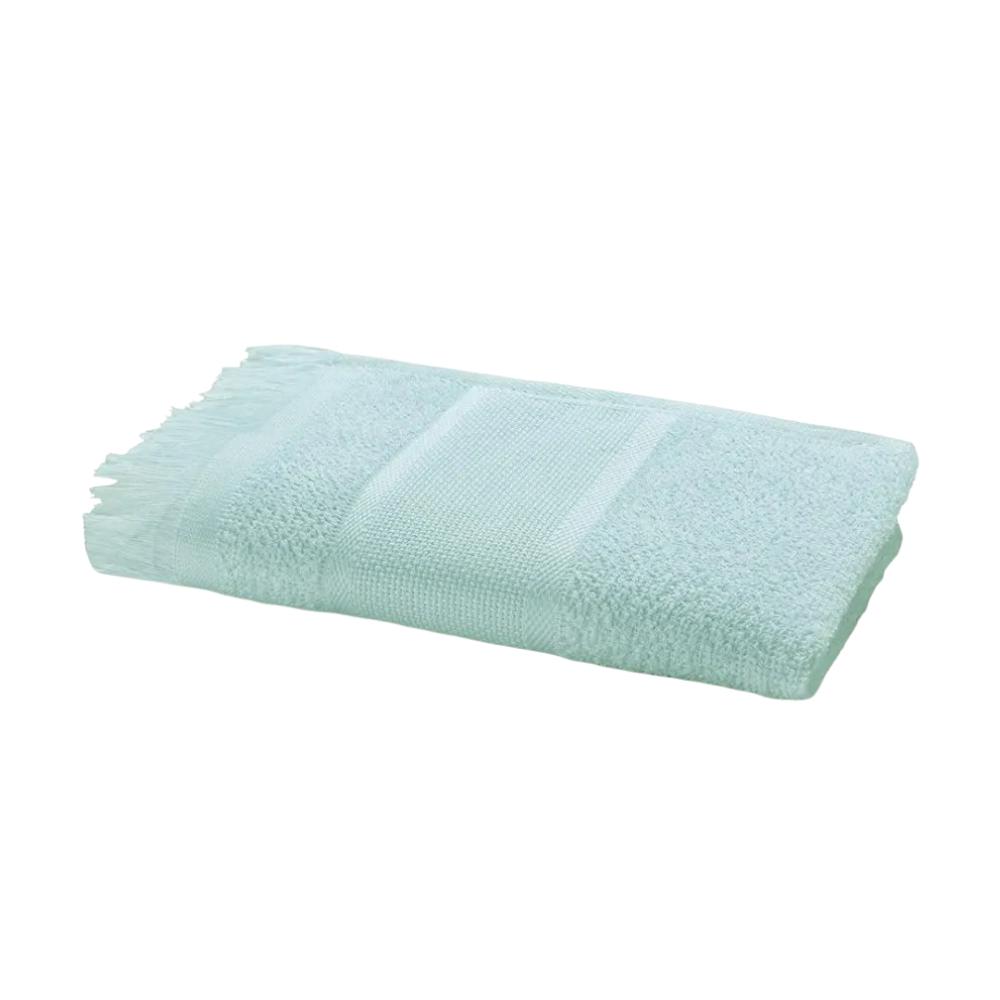 Toalha de Visita Lavabo 25x36 cm Para Bordar Capri Turquesa Claro Cor 9651 Dohler