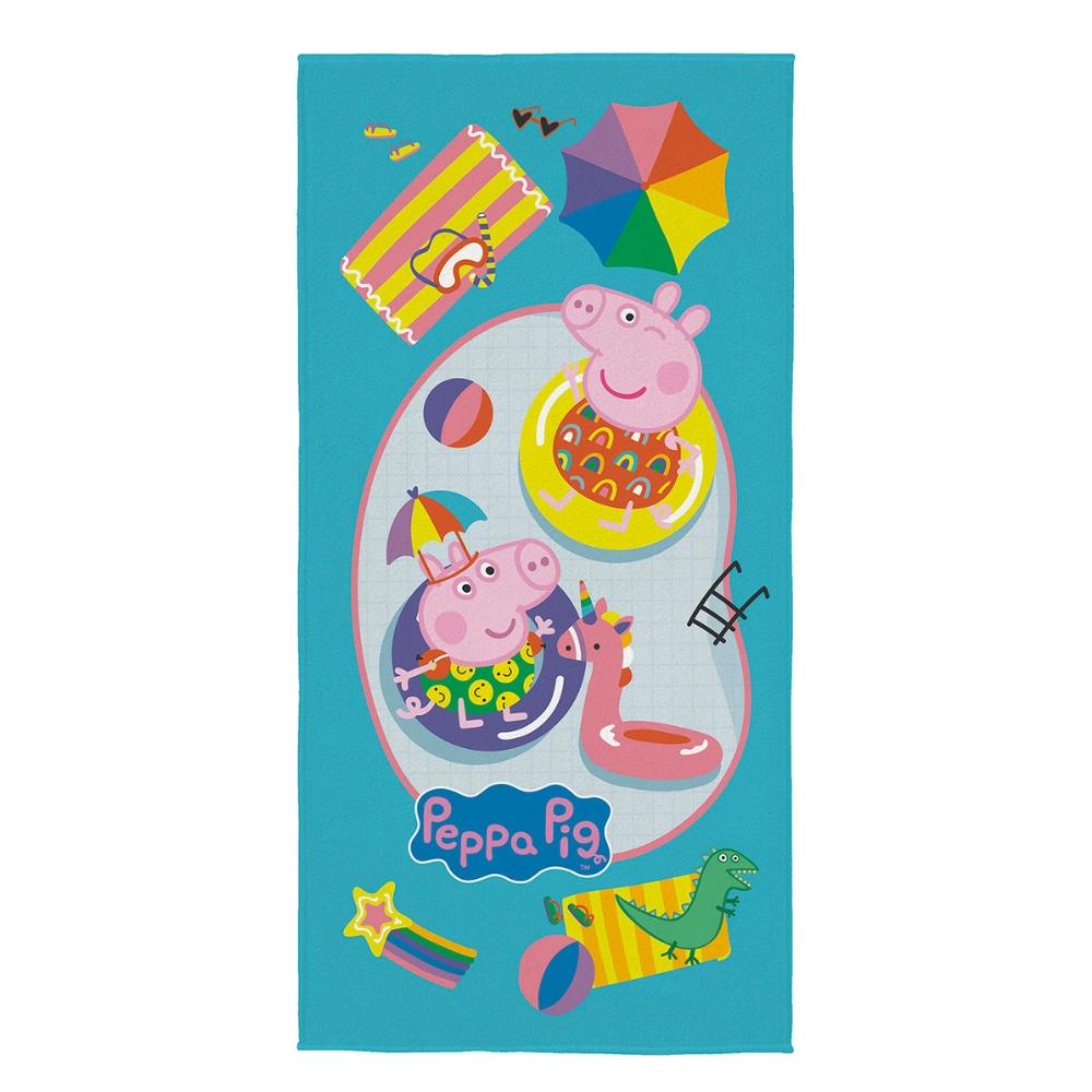 Toalha de Banho Infantil Aveludada Peppa Pig Lepper