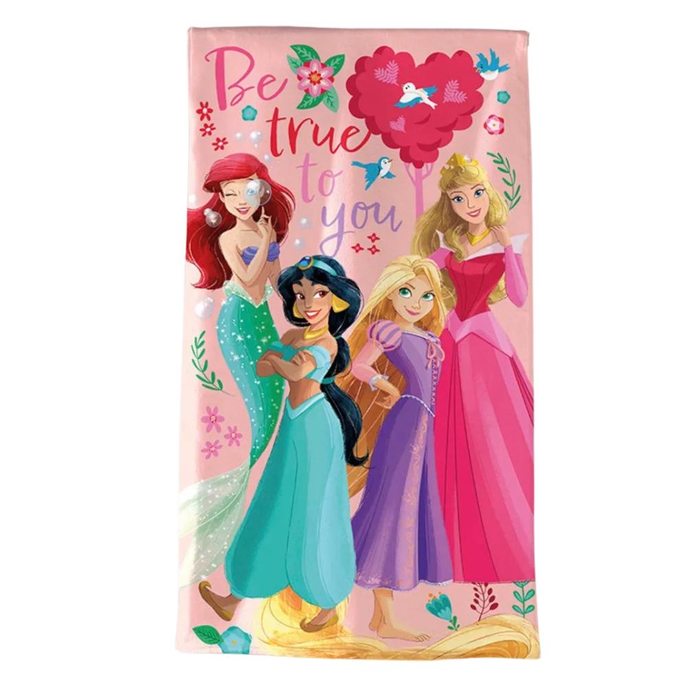 Toalha De Banho Praia Aveludada Princesas 01 Dohler
