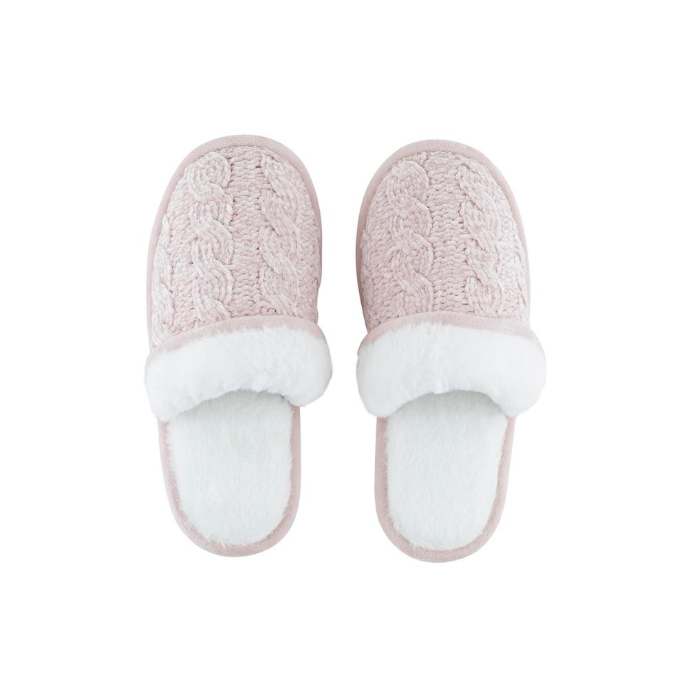 Pantufa Chinelo Tricô Rosa 38/39 Jolitex