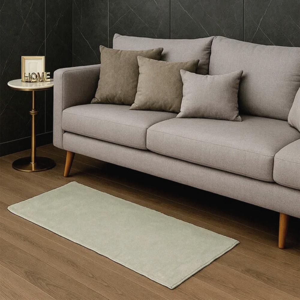 Tapete Passadeira Para Quarto Vip Class 50cmx1,20m Prata Jolitex